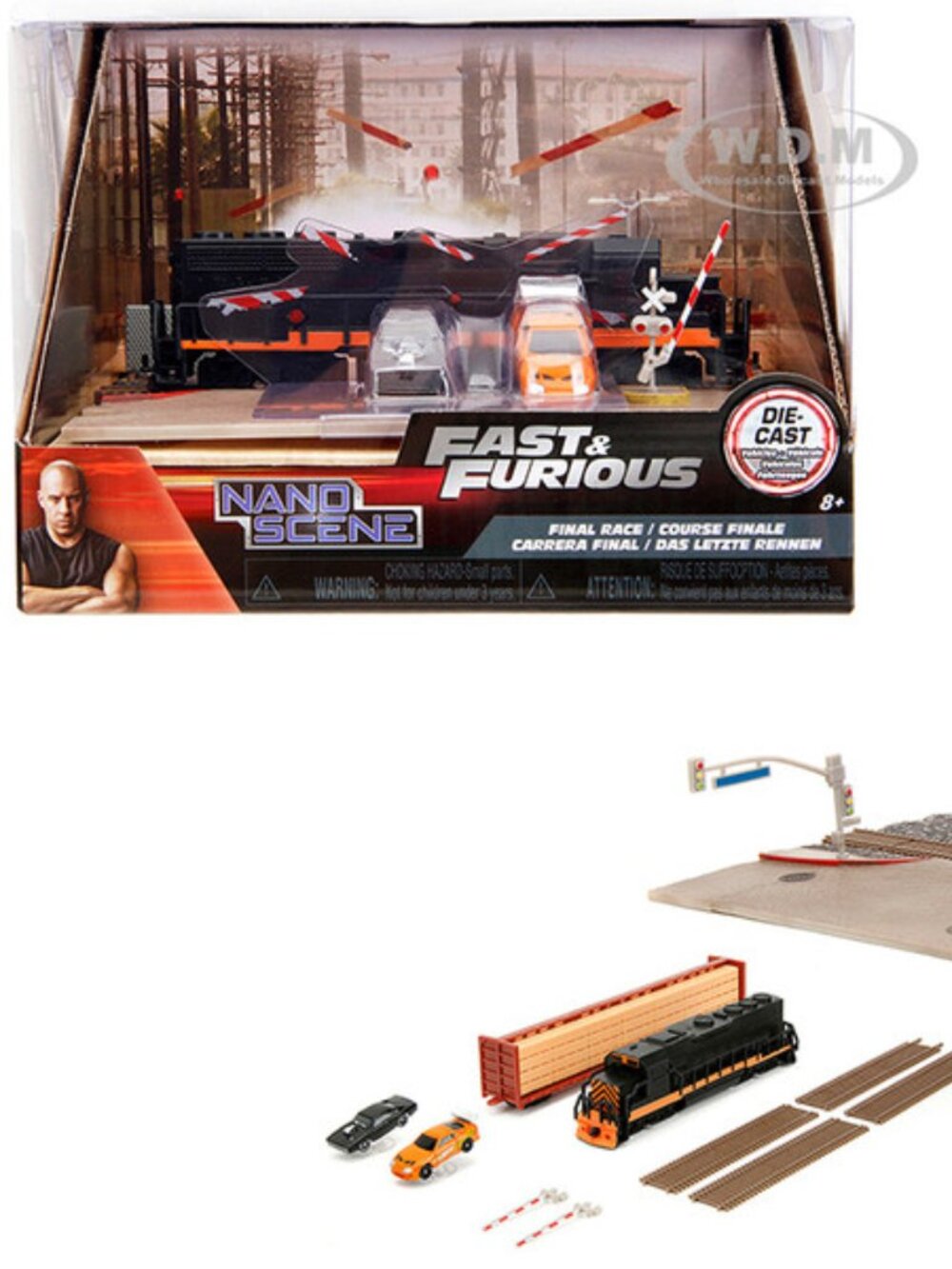 NEW Fast & Furious Nano Scene Final Race Diorama Set